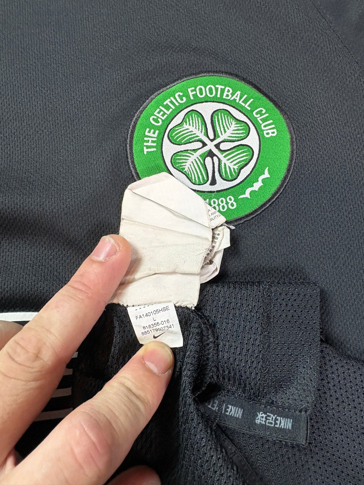Celtic 2014/15 Away Nike Training Shirt Large (Boys)