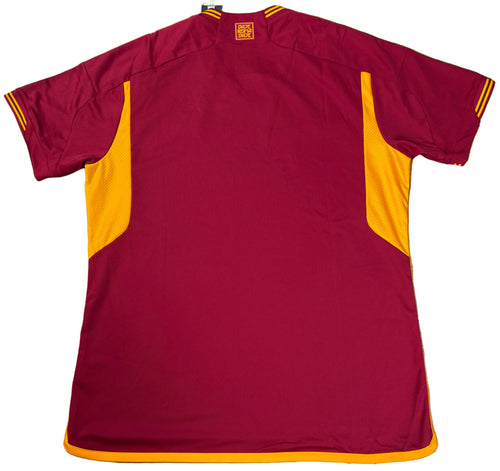 As Roma 2023/24 Home Adidas Football Shirt Extra Large