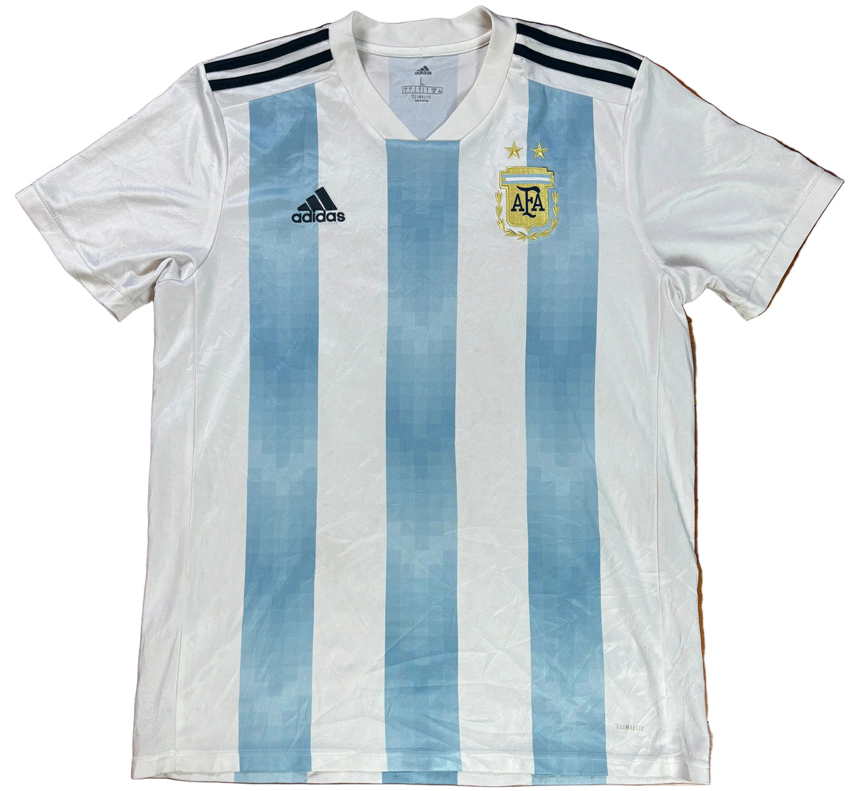 Argentina 2018/19 Home Adidas Football Shirt Large