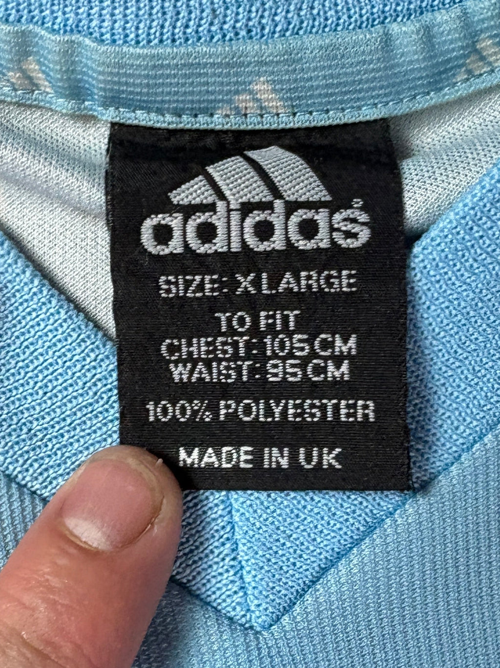 Argentina 2002/04 Home Adidas Football Shirt Extra Large