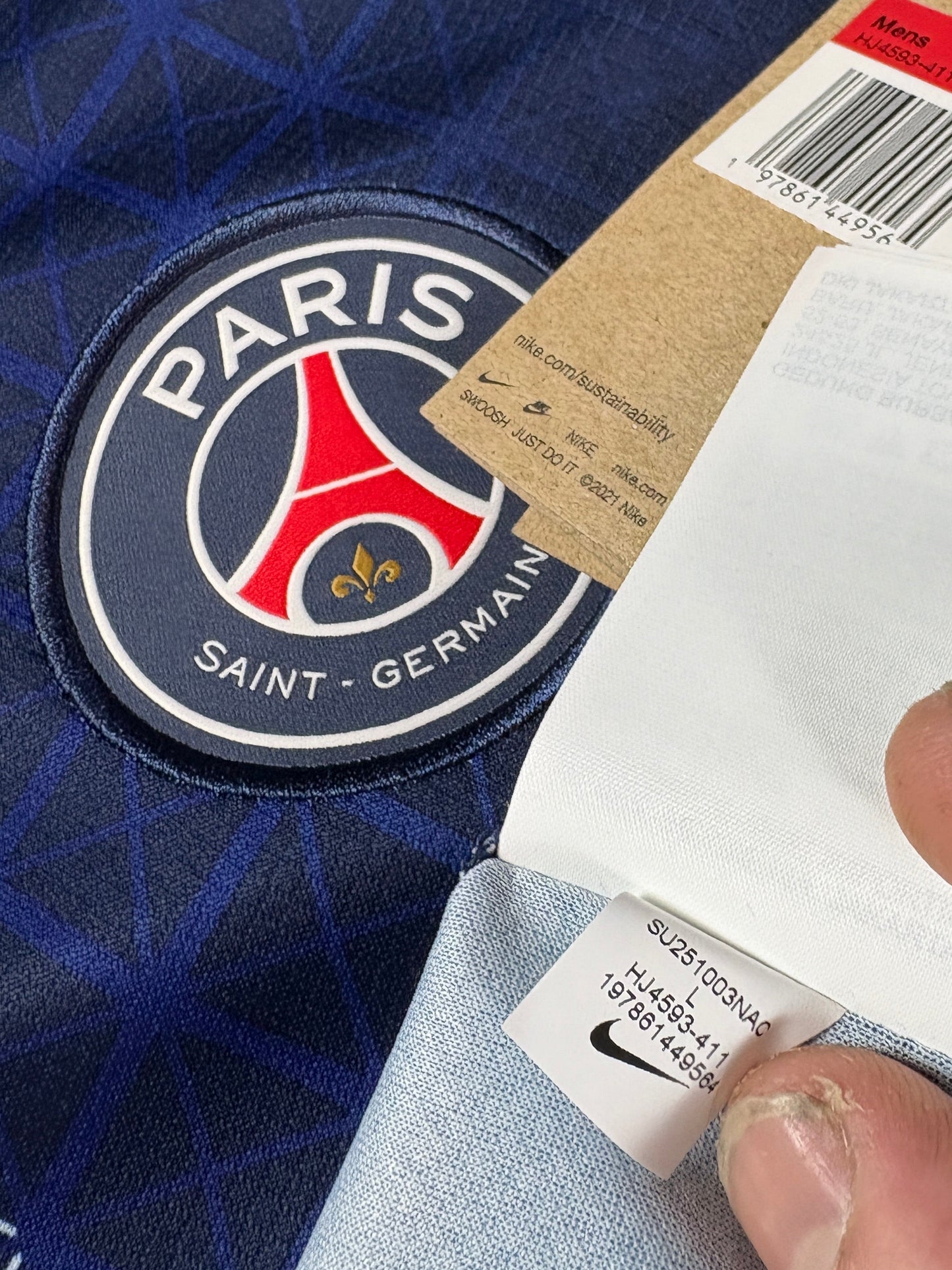 PSG 2025/26 Home Nike Football Shirt Large