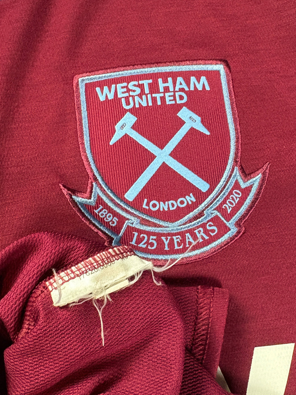 West Ham 2020/21 Home Umbro Football Shirt Large