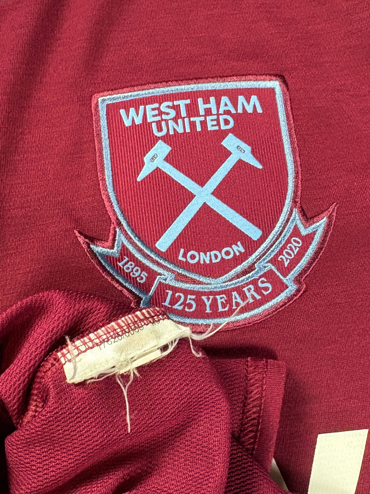 West Ham 2020/21 Home Umbro Football Shirt Large
