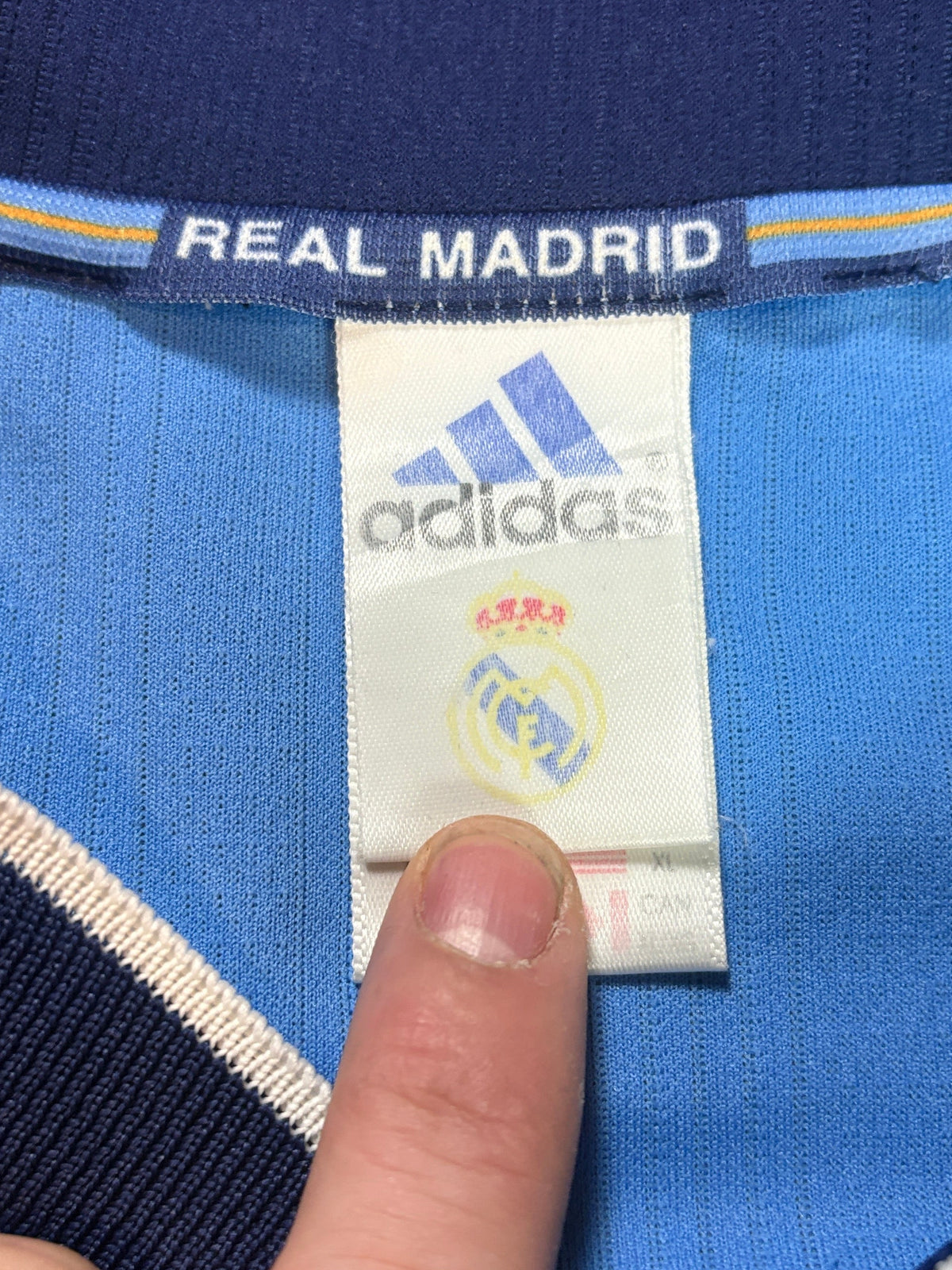 Real Madrid 2000/01 Third Adidas Football Shirt Extra Large