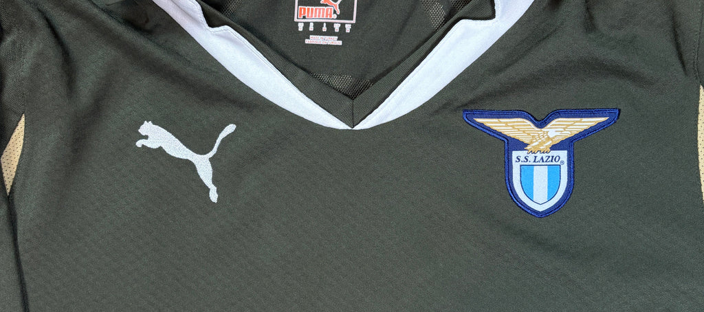 Lazio 2010/11 Away Puma Football Shirt Medium Biava 20