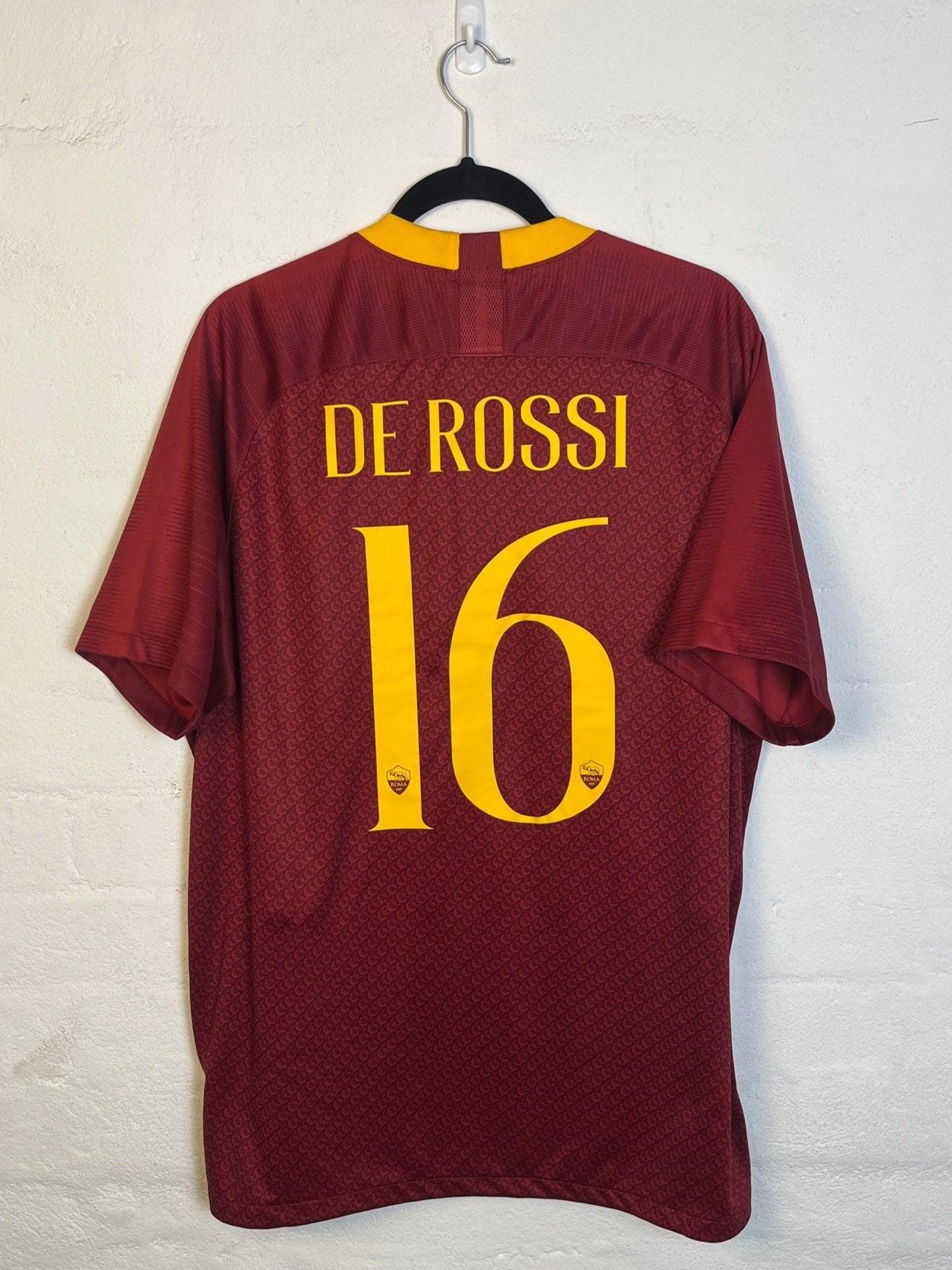 As Roma 2018/19 Home Extra Large De Rossi 18