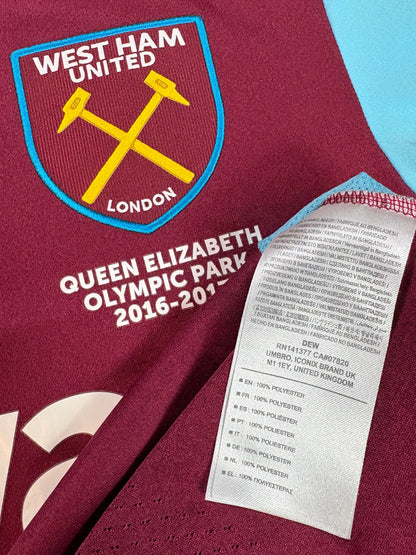 West Ham 2016/17 Home Umbro Football Shirt Medium