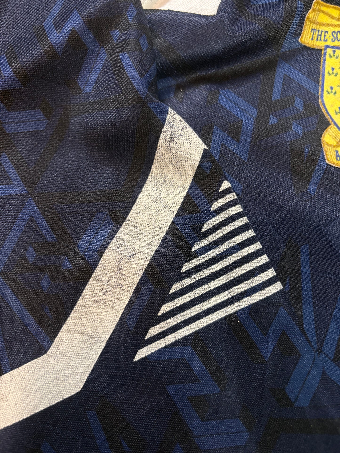 Scotland 1992 Home Umbro Football Shirt Large