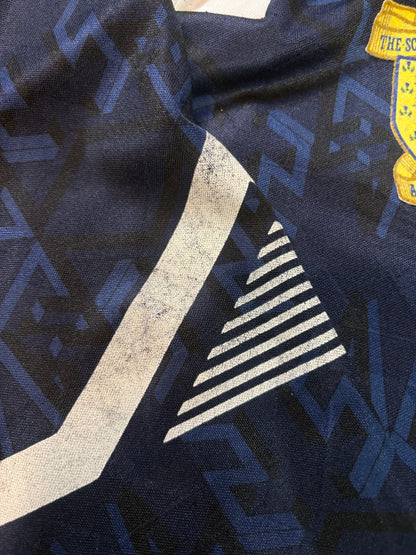 Scotland 1992 Home Umbro Football Shirt Large