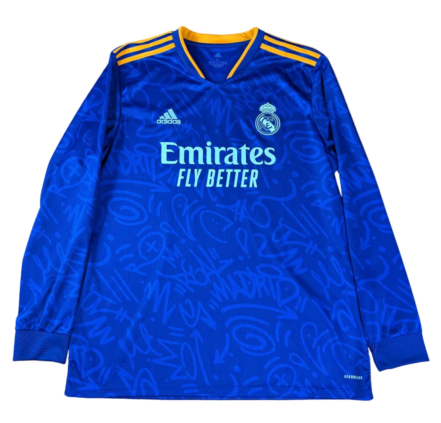 Real Madrid 2021/22 Away Adidas Football Shirt Extra Large Valverde 15
