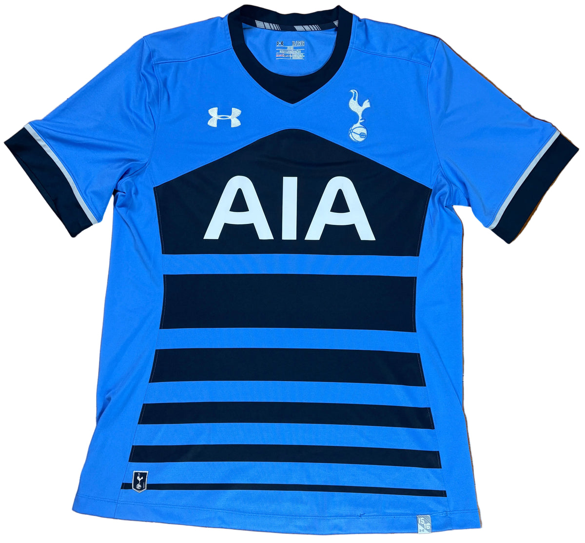 Tottenham 2015/16 Away Under Armor Football Shirt Large Son 7