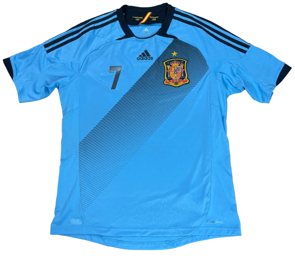 Spain 2012 Away Adidas Football Shirt Large David Villa 7