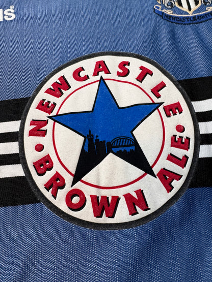 Newcastle United 1996/97 Away Adidas Football Shirt Extra Large Shearer 9