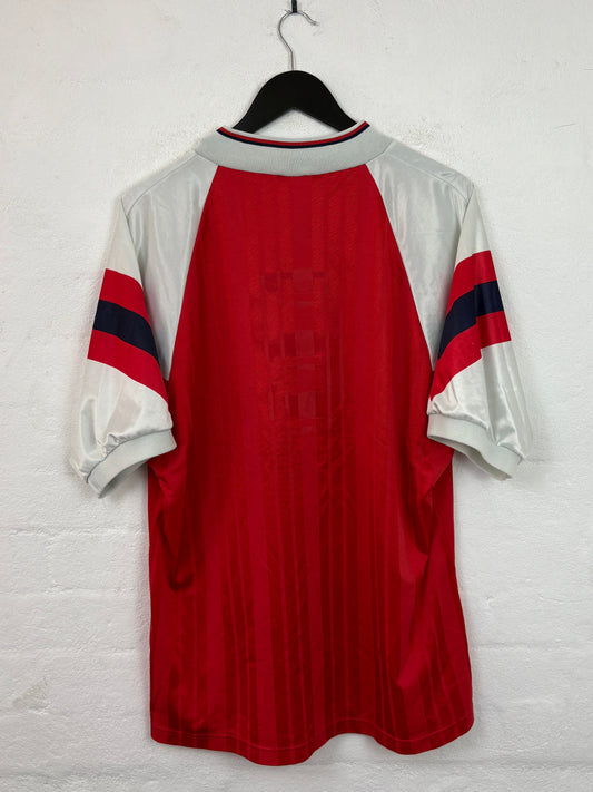 Arsenal 1992/93 Home Adidas Football Shirt Extra Large