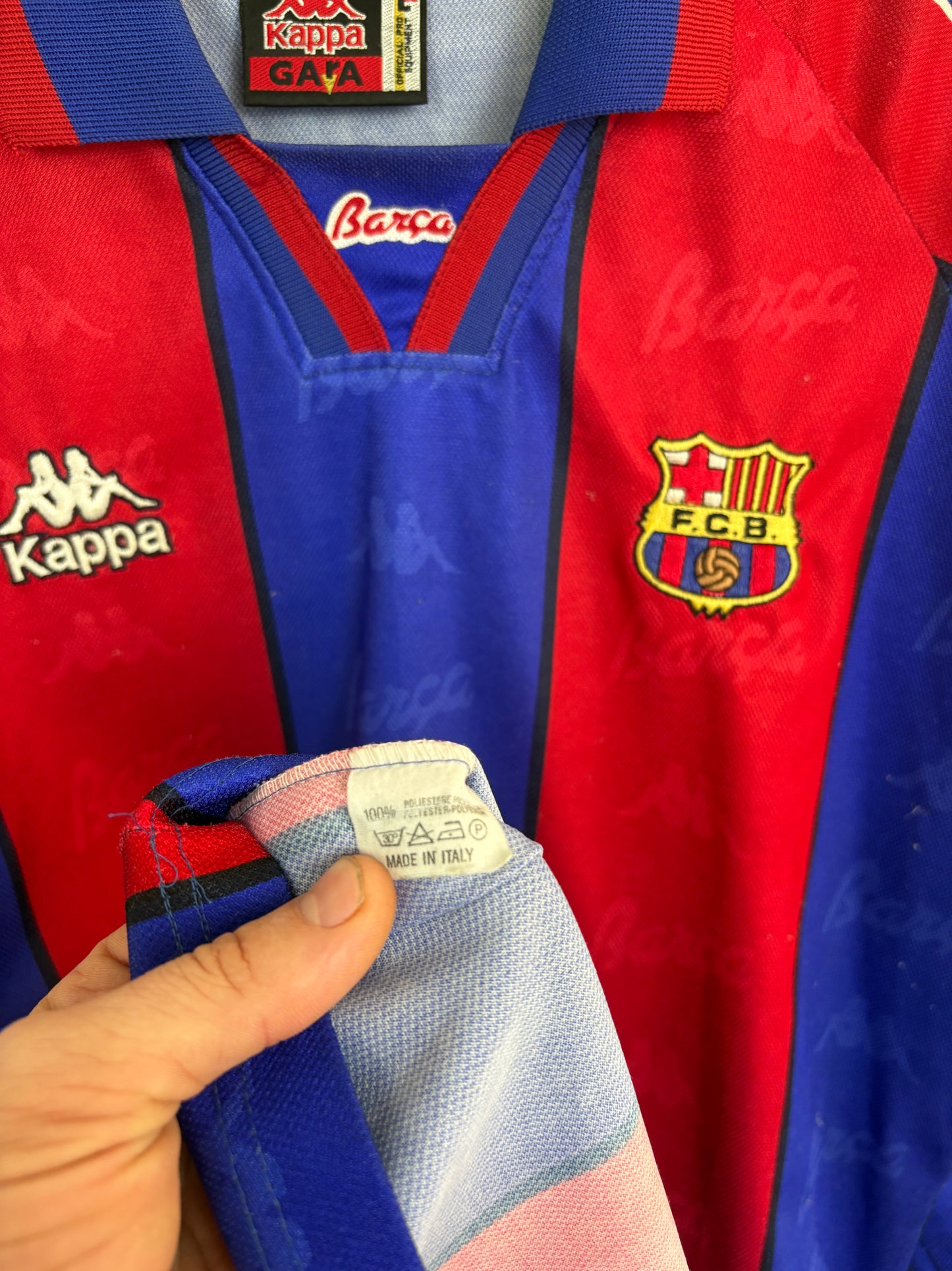 Barcelona 1995/96 Home Large (Long Sleeve)