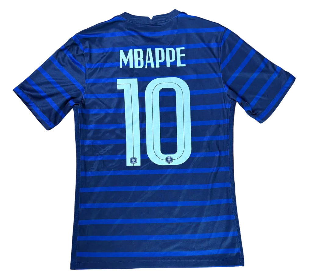 France 2020/21 Home Nike Football Shirt Small Mbappe 10