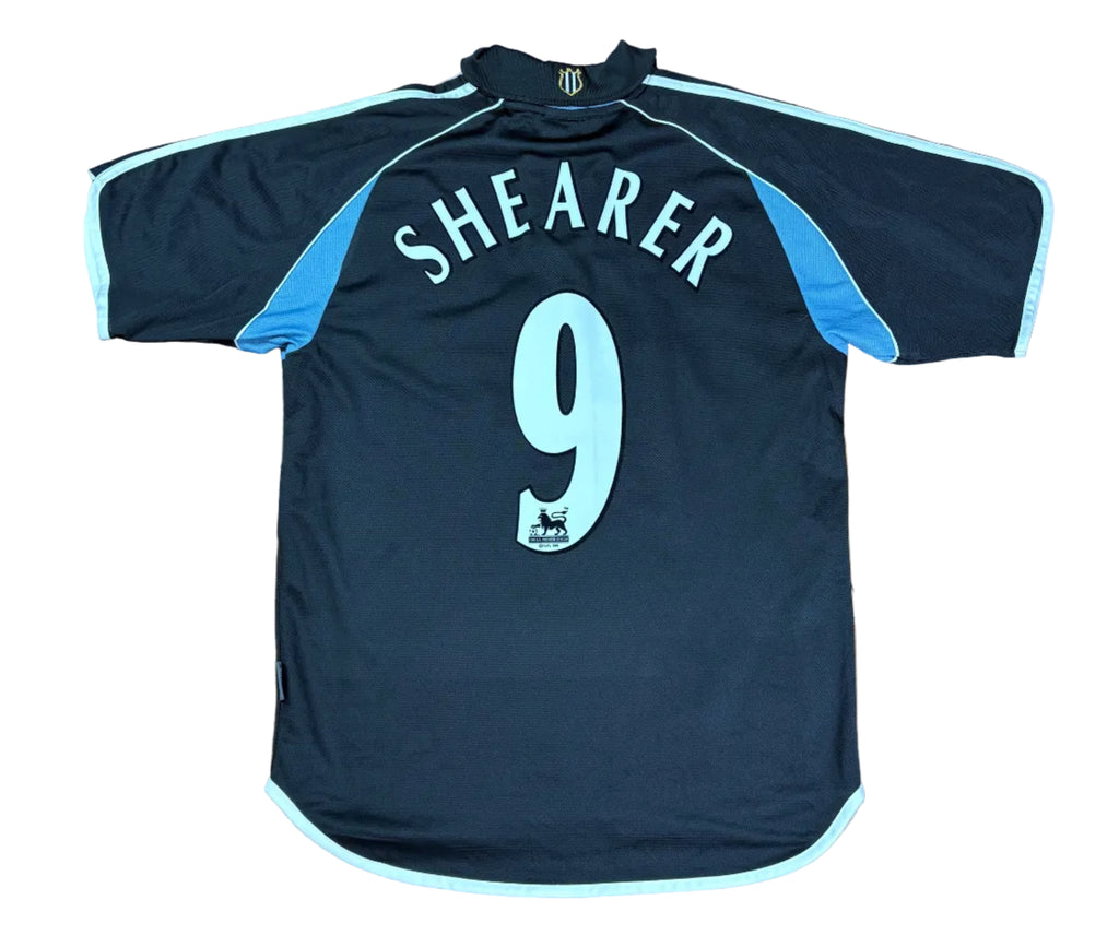 Newcastle United 2000/01 Away Adidas Football Shirt Medium Shearer 9