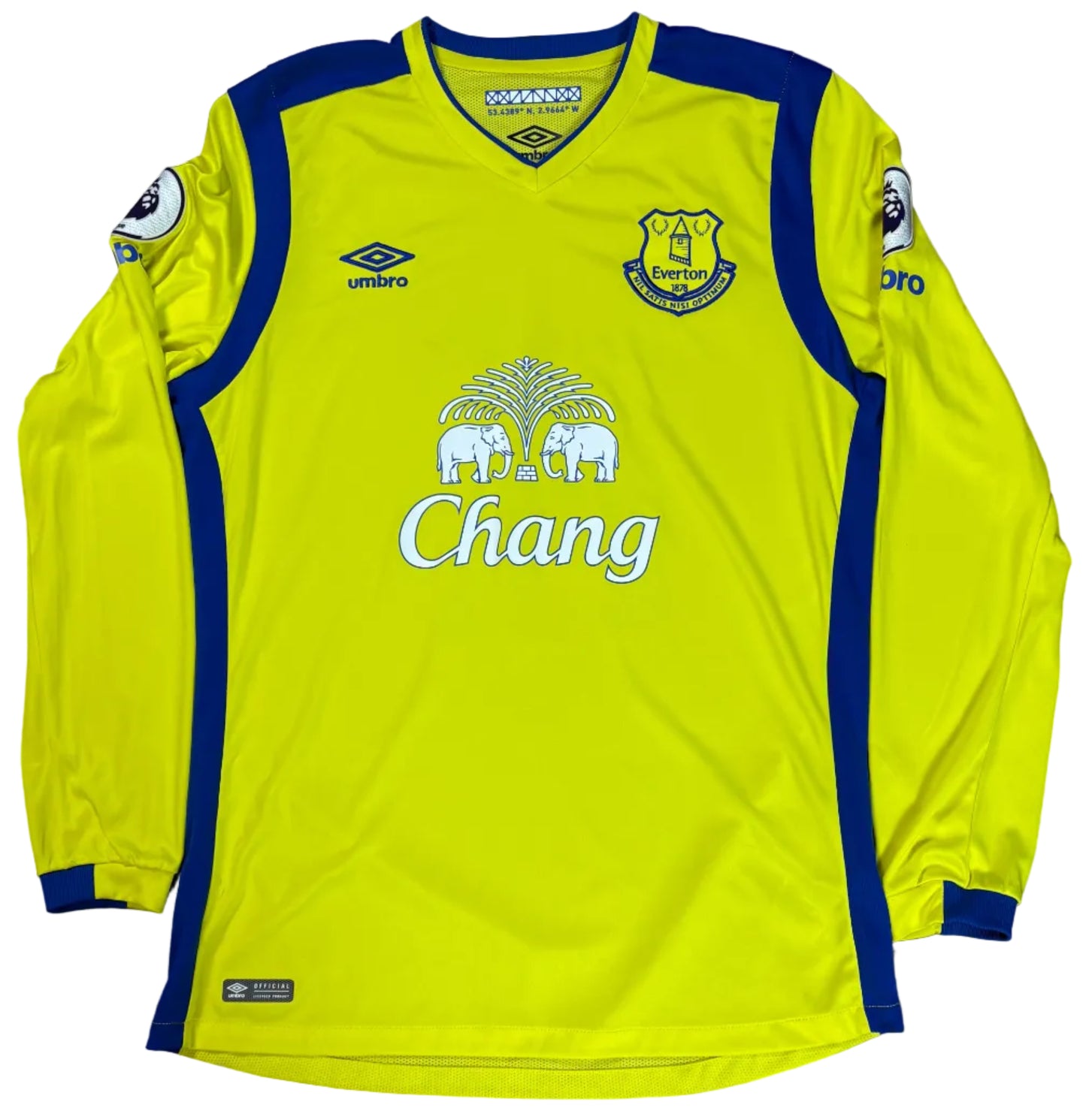 Everton 2016/17 Third Umbro Football Shirt Medium Lukaku 10