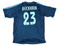 Real Madrid 2003/04 Away Adidas Football Shirt Large Beckham 23