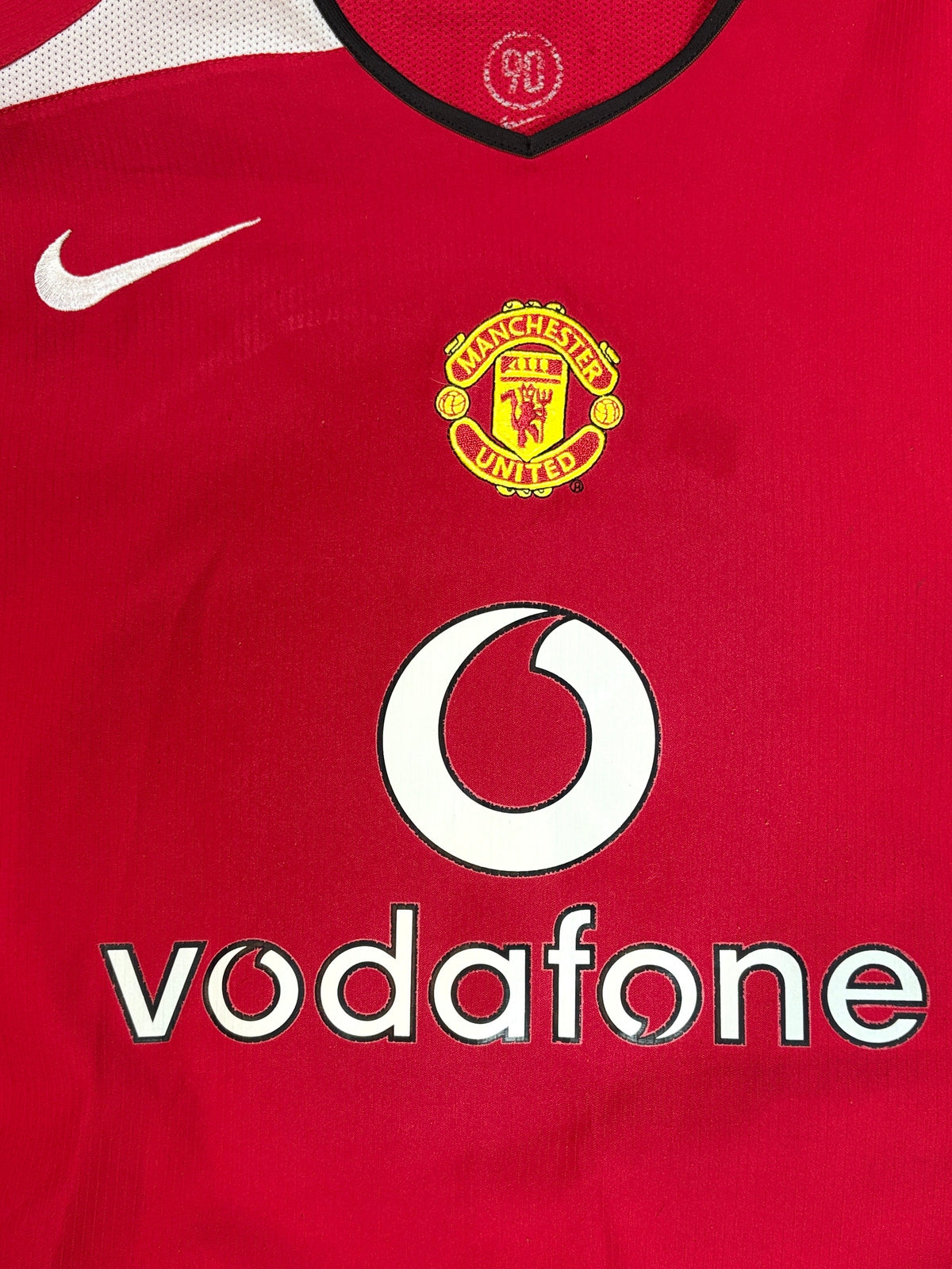 Manchester United 2004/06 Home Nike Football Shirt Large