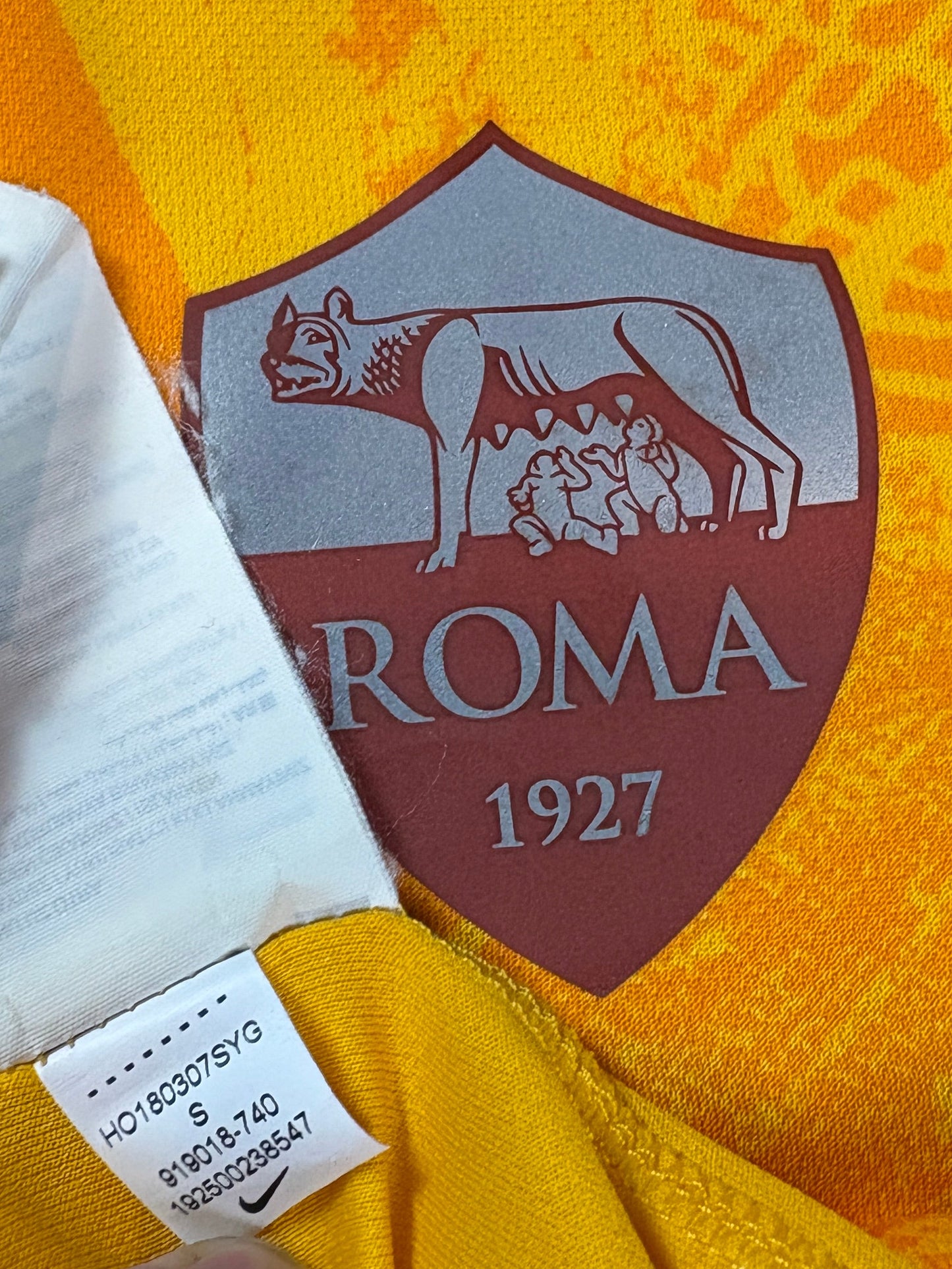 As Roma 2018/19 Away Nike Football Shirt Small