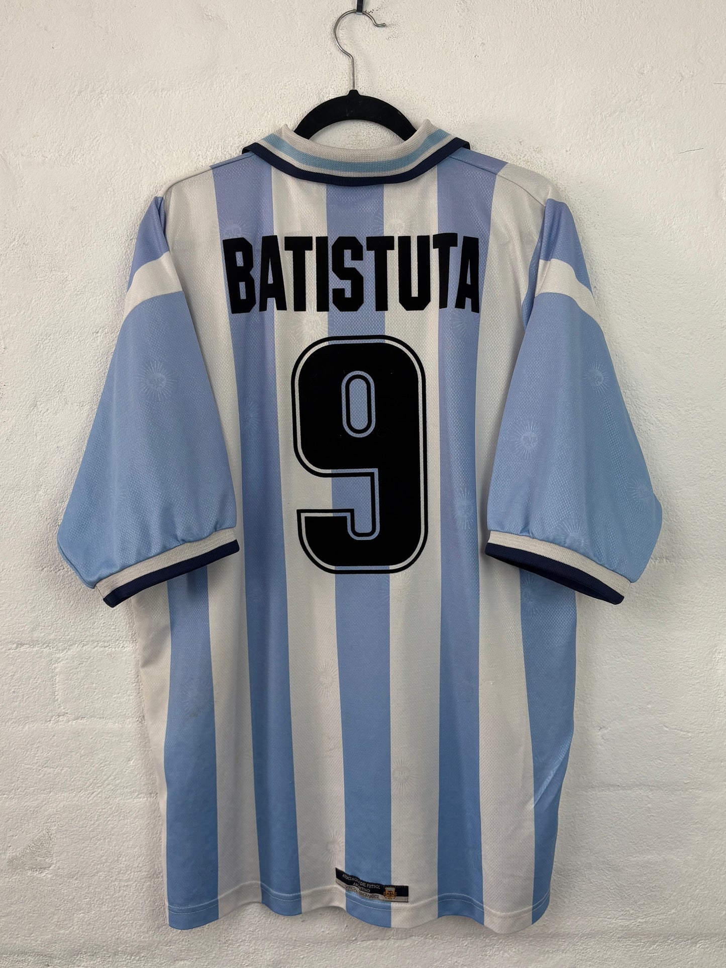 Argentina 1999 Home Reebok Football Shirt XL Bastituta 9