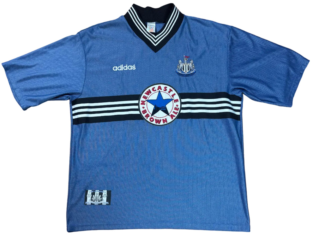 Newcastle United 1996/97 Away Adidas Football Shirt Extra Large Shearer 9