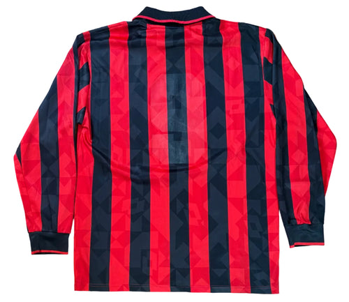 Ac Milan 1993/94 Home Lotto Football Shirt Large