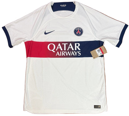 PSG 2022/23 Away Nike Football Shirt Large Mbappe 7