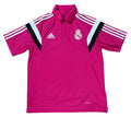 Real Madrid 2014/15 Polo Adidas Football Shirt Medium