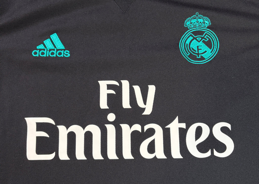 Real Madrid 2017/18 Away Adidas Football Shirt Medium Ronaldo 7