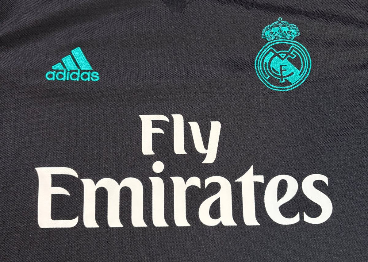 Real Madrid 2017/18 Away Adidas Football Shirt Medium Ronaldo 7