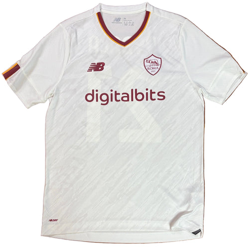 As Roma 2022/23 Away New Balance Football Shirt Medium Dybala 21