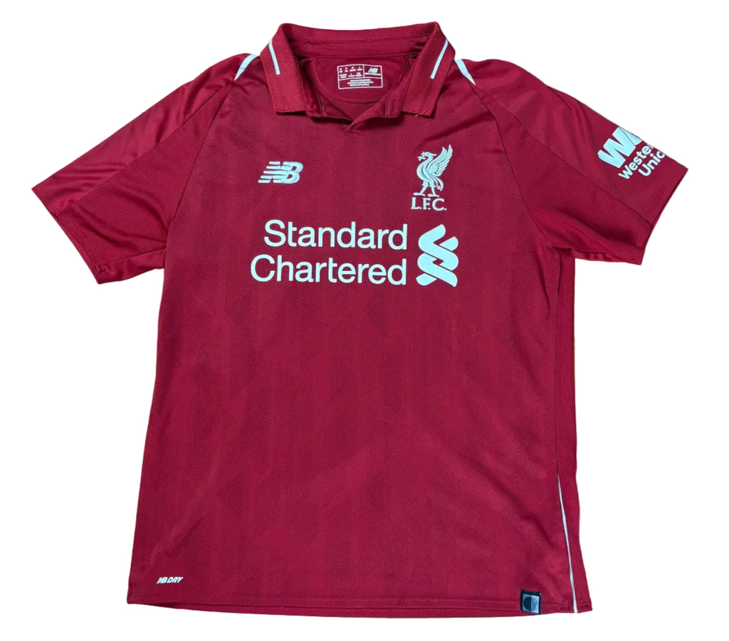 Liverpool 2018/19 Home New Balance Football Shirt Medium