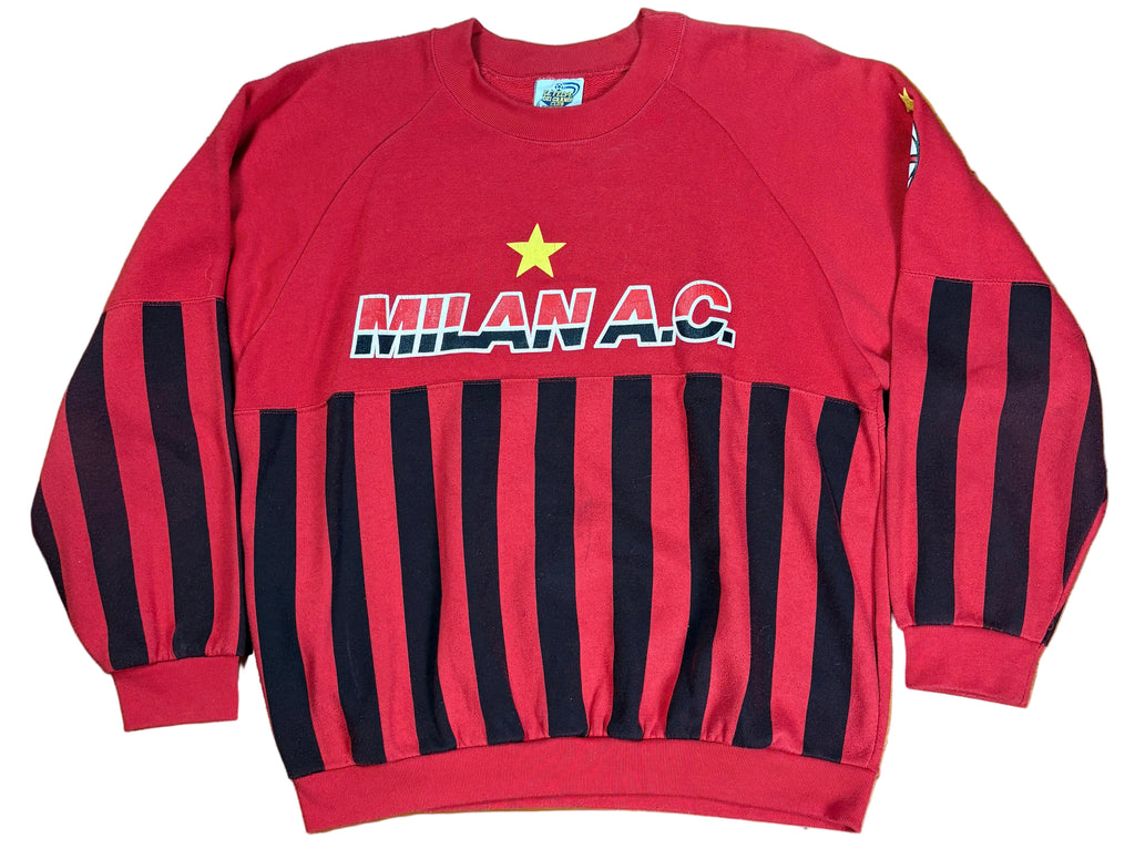 Ac Milan 90's Felpe Football Shirt Large