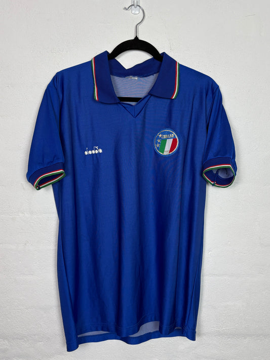 Italy 1990 Home Large 18 (Mancini)