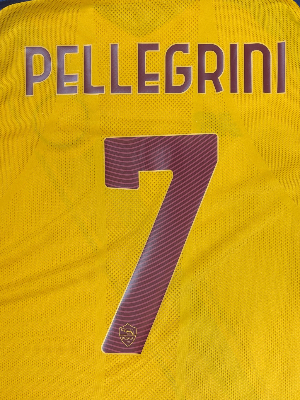 As Roma 2021/22 Third New Balance Football Shirt Large Pellegrini 7