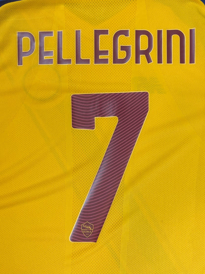As Roma 2021/22 Third New Balance Football Shirt Large Pellegrini 7