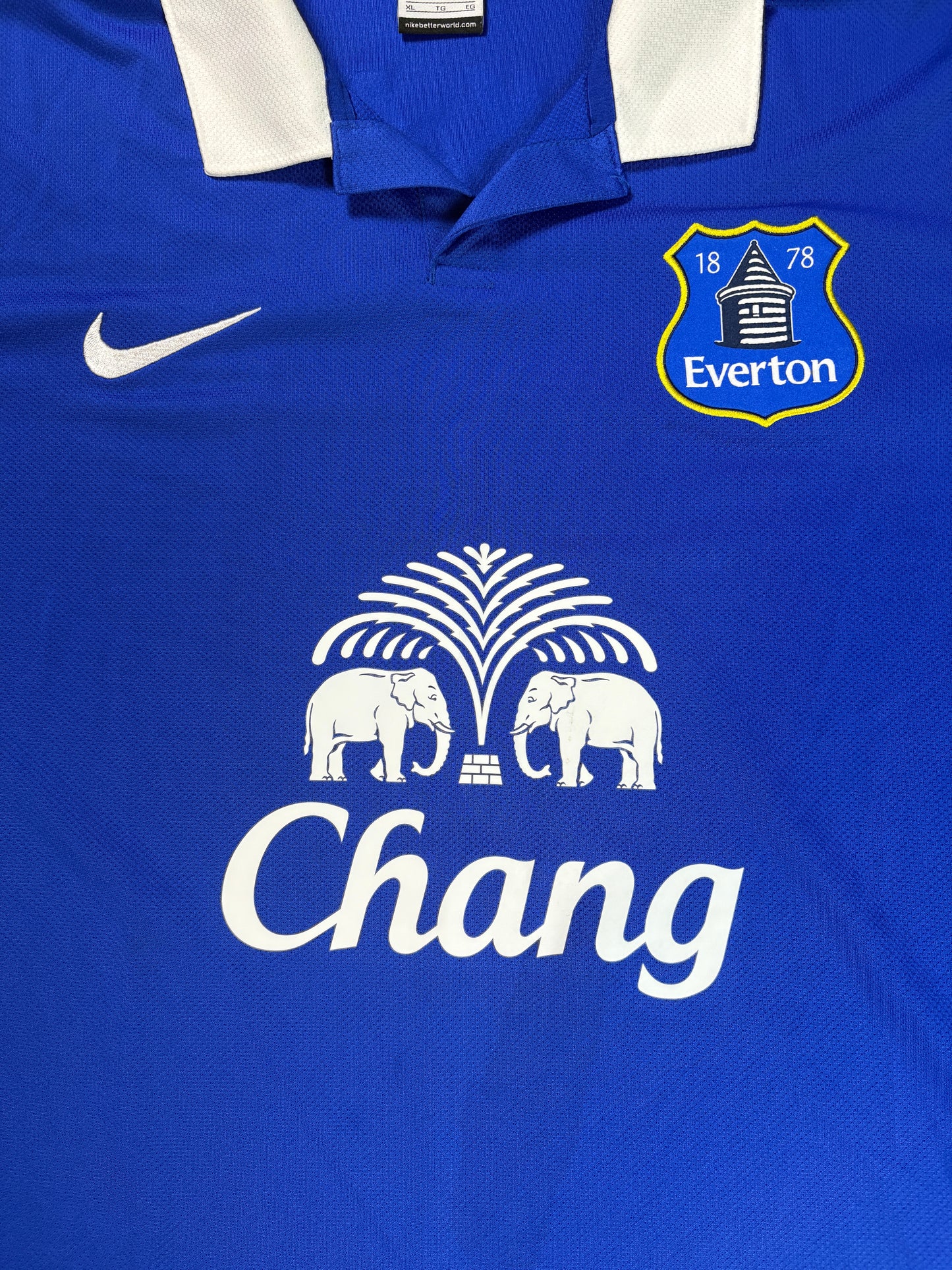 Everton 2013/14 Home Nike Football Shirt Extra Large Lukaku 17