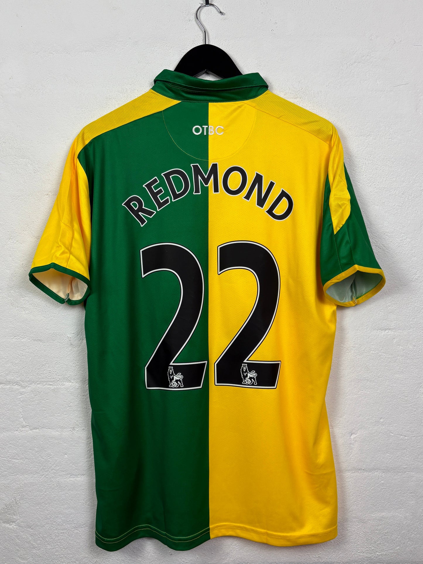 Norwich 2015/16 Home Errea Football Shirt XL Redmond 22