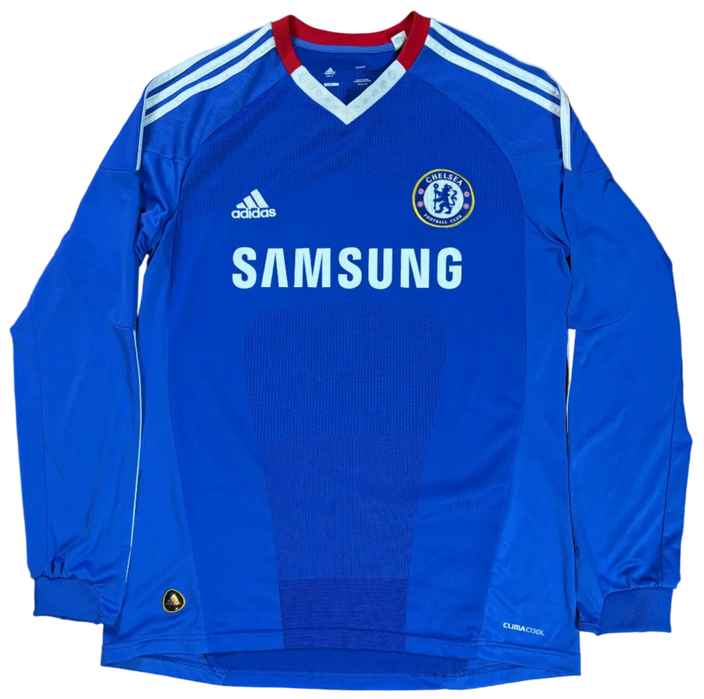 Chelsea 2010/11 Home Adidas Football Shirt Medium Essien 5