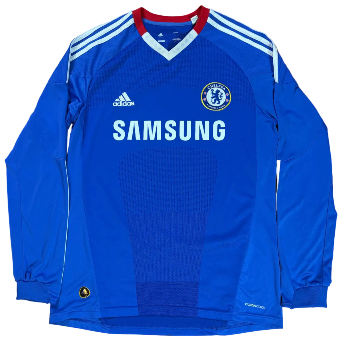 Chelsea 2010/11 Home Adidas Football Shirt Medium Essien 5