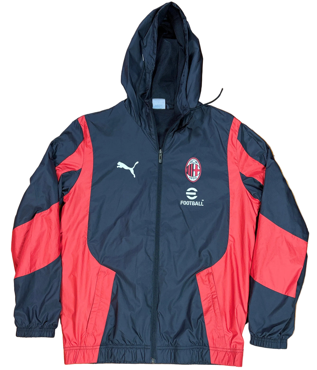 Ac Milan 2023 Tracksuit Puma Football Shirt Small