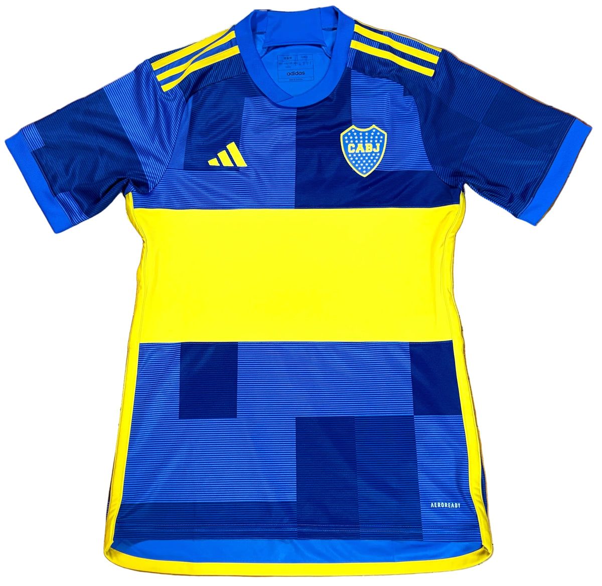 Boca Juniors 2023/24 Home Adidas Football Shirt Small