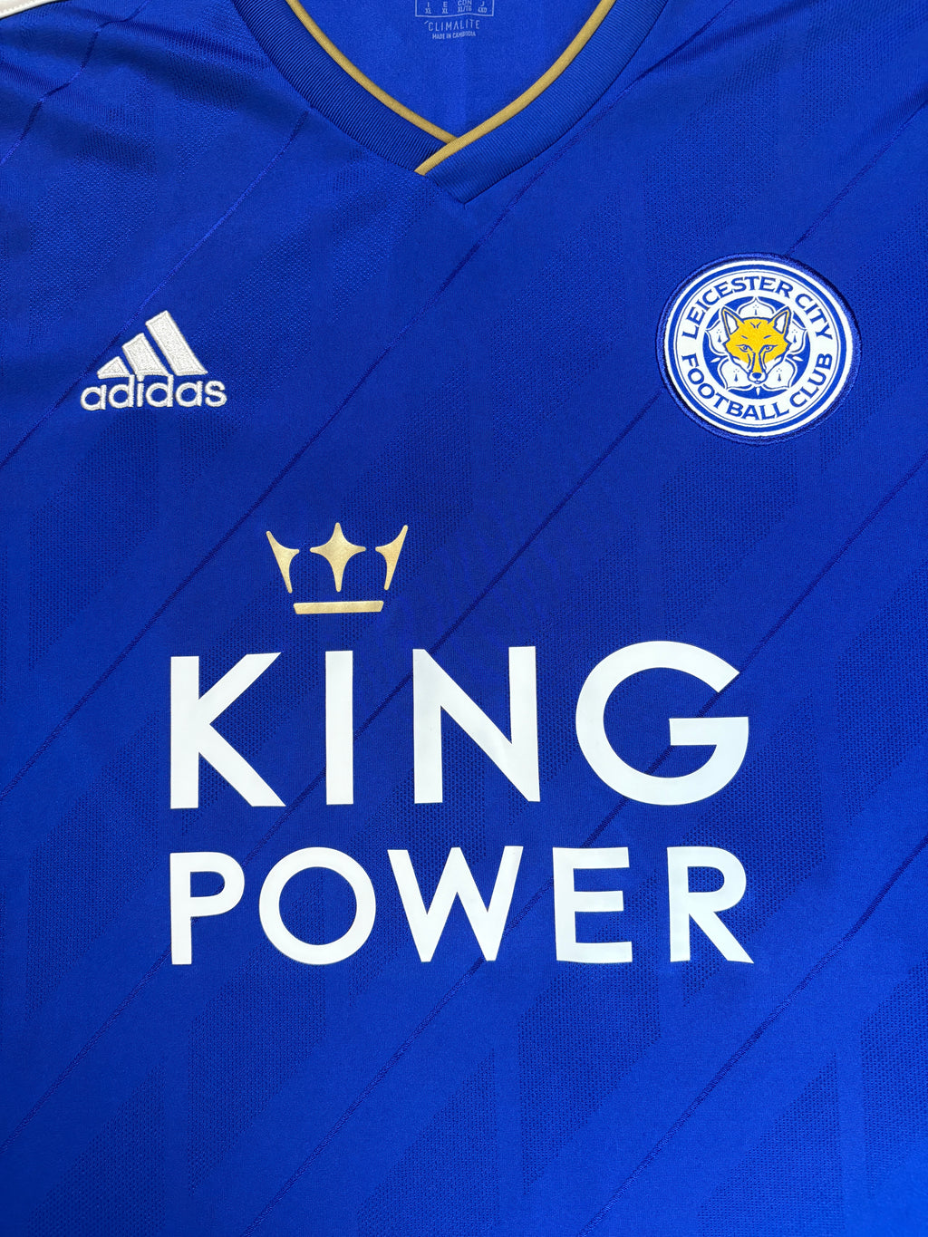 Leicester 2018/19 Home Adidas Football Shirt Extra Large Tielemans 21
