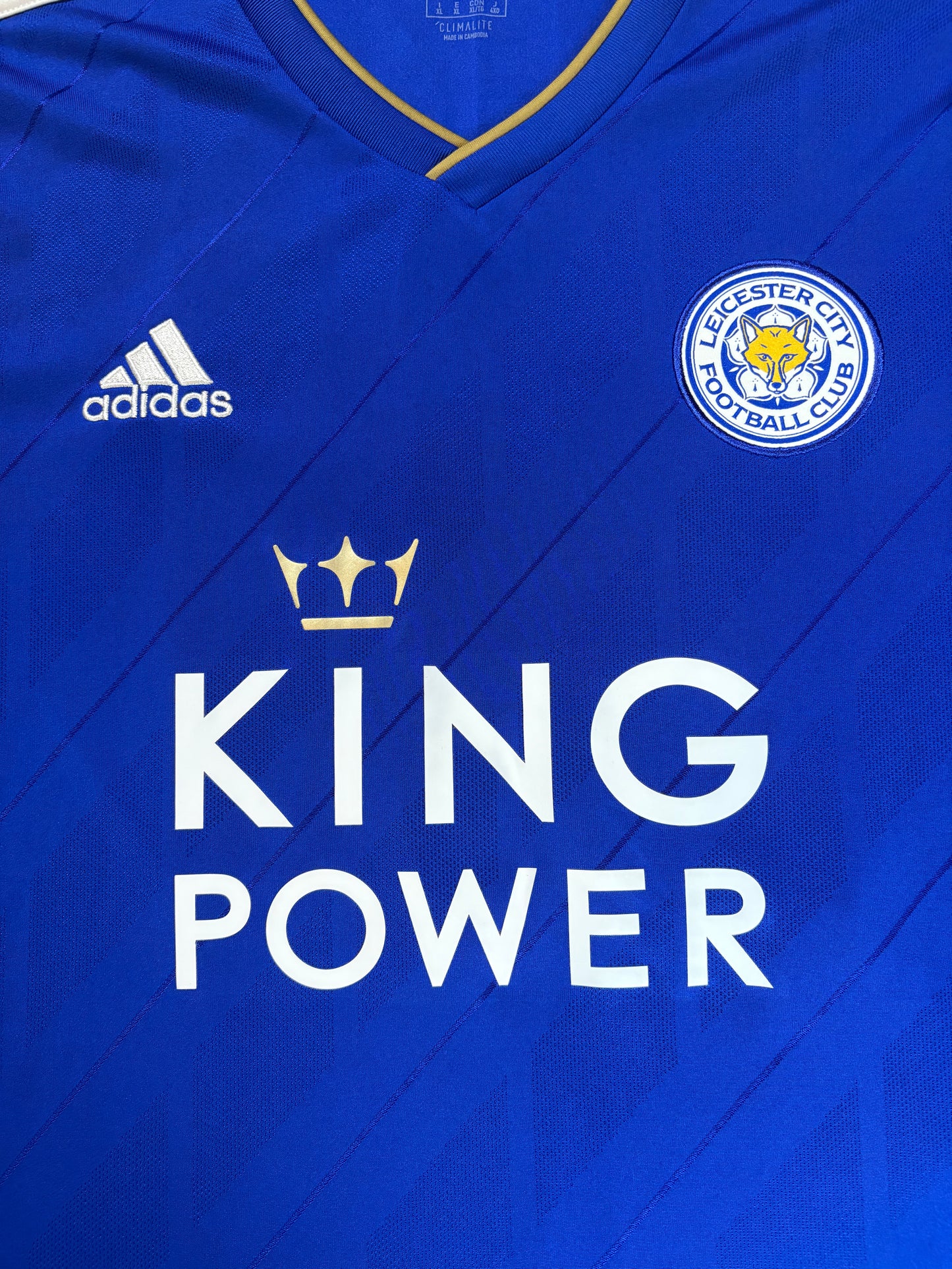 Leicester 2018/19 Home Adidas Football Shirt Extra Large Tielemans 21