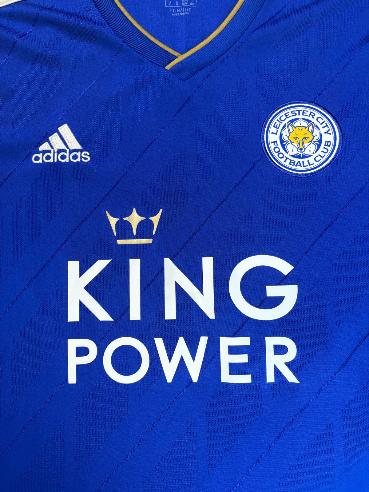 Leicester 2018/19 Home Adidas Football Shirt Extra Large Tielemans 21