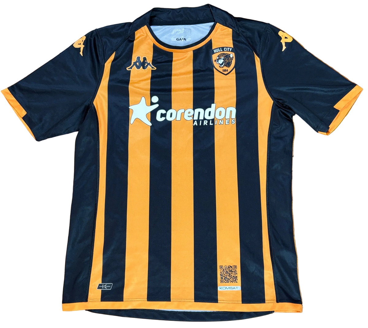 Hull City 2023/24 Home Kappa Football Shirt Large Seri 24