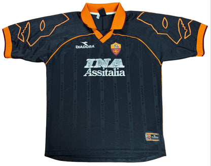 As Roma 1999/00 Third Diadora Football Shirt Extra Large