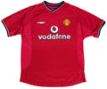Manchester United 2000/01 Home Umbro Football Shirt Extra Large